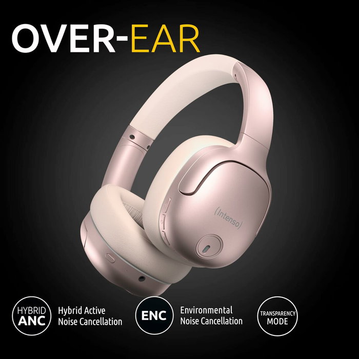 Intenso O400HA Auriculares Inalámbricos Circumaurales Rosa