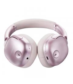 Intenso O400Ha Auriculares Inalámbricos Over-Ear con Cancelación Activa de Ruido (ANC), Hasta 75h Autonomía, Bluetooth 5.3, Plegables, Color Rosa