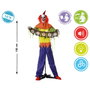 Atosa Figura Payaso Terrorífico XL con Cartel 'Happy' de 180cm con Luz y Movimiento