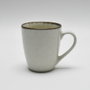 DKD Home Decor Taza de Gres Esmaltado Beige 360ml