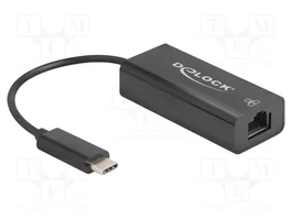 DeLOCK 64306 Adaptador de red USB Tipo C a Ethernet 10/100 Mbps