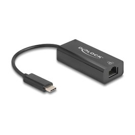 DeLOCK 64306 Adaptador de red USB Tipo C a Ethernet 10/100 Mbps