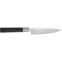Kai KAI Wasabi Black 6715U Cuchillo Multiusos 15 cm de Acero Inoxidable en Negro/Plata de longitud total 27,5 cm