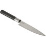 Kai KAI Wasabi Black 6715U Cuchillo Multiusos 15 cm de Acero Inoxidable en Negro/Plata de longitud total 27,5 cm