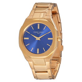 Pierre Cardin CF.1008.MG.2 Reloj para mujer en acero inoxidable dorado con esfera azul