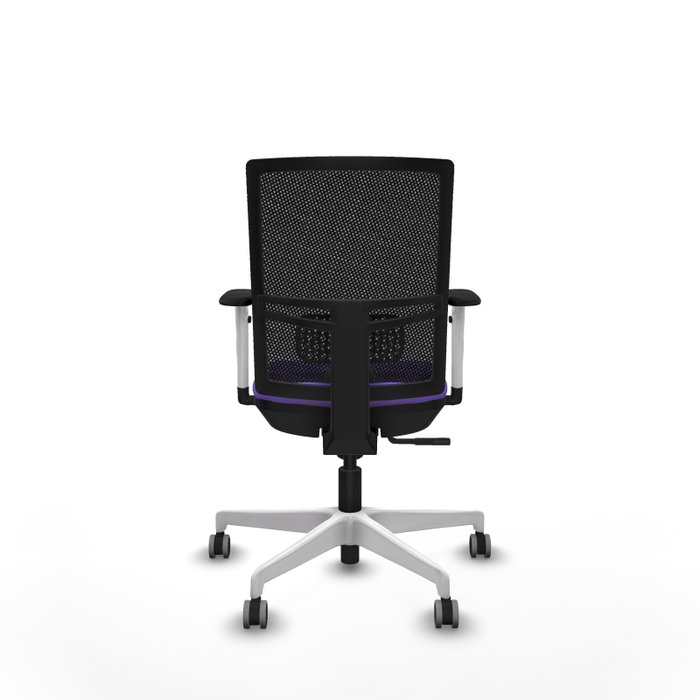 PIQUERAS Y CRESPO Silla de oficina Yunquera con mecanismo Sincro, Lila y Negro PIQUERAS Y CRESPO Silla de oficina Yunquera con mecanismo Sincro, Lila y Negro