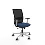 PIQUERAS Y CRESPO Silla de oficina Haches con mecanismo Sincro/Traslack Azul marino y Negro