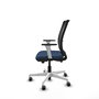 PIQUERAS Y CRESPO Silla de oficina Haches con mecanismo Sincro/Traslack Azul marino y Negro