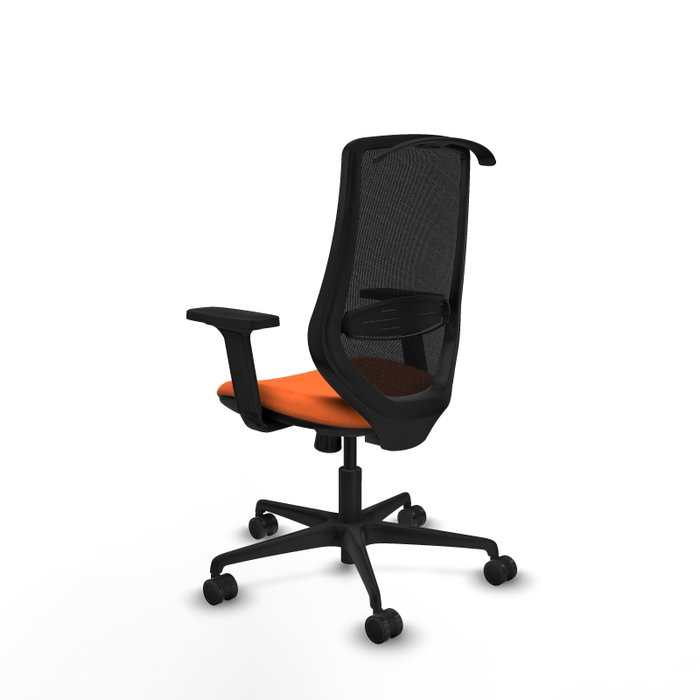PIQUERAS Y CRESPO Silla de oficina Mardos Naranja y Negro PIQUERAS Y CRESPO Silla de oficina Mardos Naranja y Negro