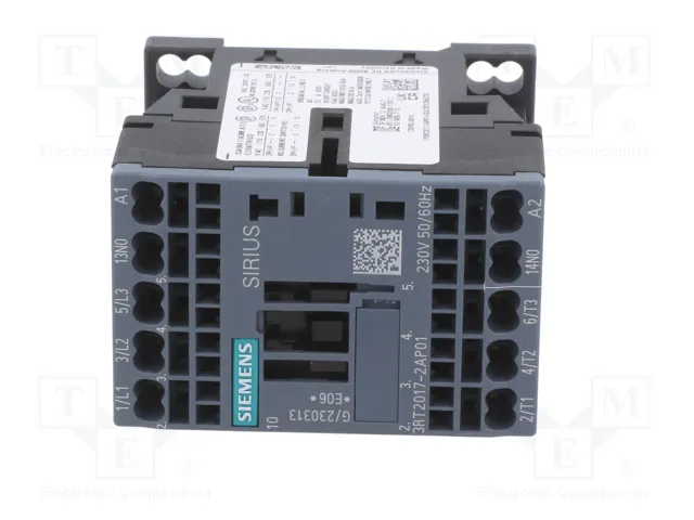 SIEMENS 3RT2017-2AP01 Contactor 3-polar 12A 230VAC