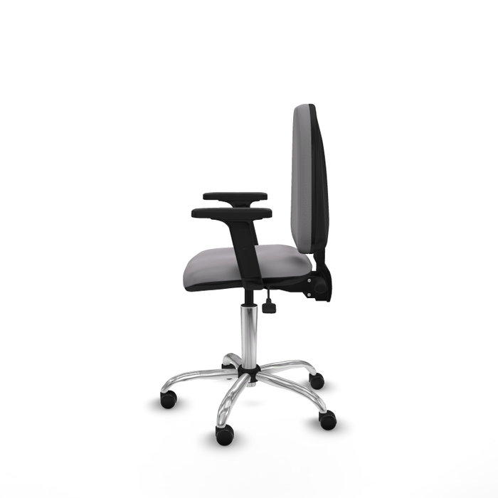 PIQUERAS Y CRESPO Silla de oficina Aýna con mecanismo Asincro y Brazos 2D, Gris