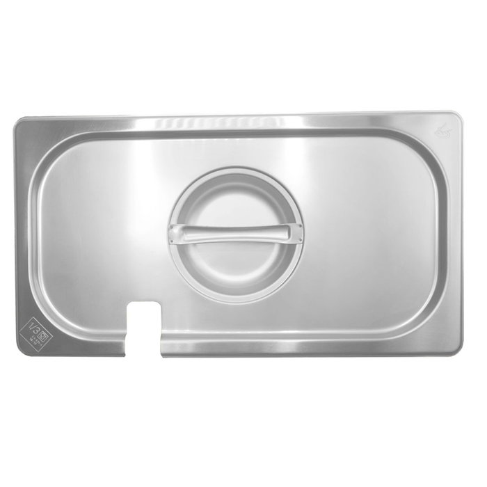 DBMARK - GNLN13000 - Tapa GN 1/3 de acero inoxidable con muesca. Tamaño 32,5 x 17,6 cm. - Venta 1 unidad DBMARK - GNLN13000 - Tapa GN 1/3 de acero inoxidable con muesca. Tamaño 32,5 x 17,6 cm. - Venta 1 unidad