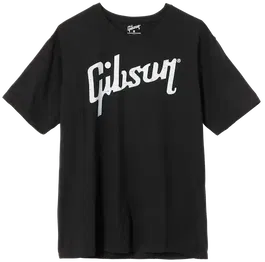 Gibson Camiseta Distressed Gibson Logo T Negra Talla XL