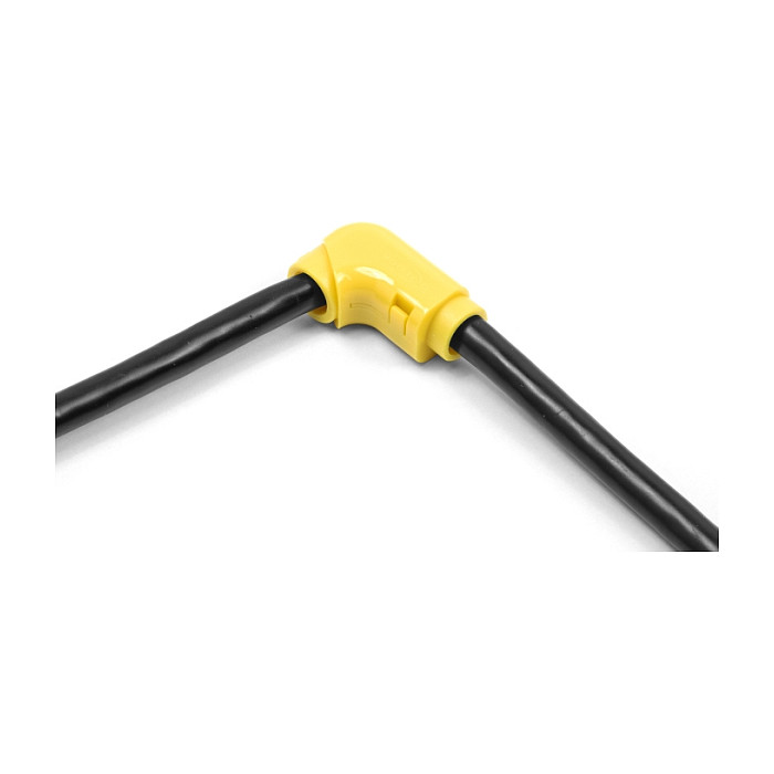DeLOCK 88123 Clips para cables para doblar, 8 piezas, Amarillo