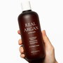 Rated Green REAL ARGAN Shampoo Reparador - 400 ml con Aceite de Argán Orgánico y Complejo de 13 Péptidos para Cabello Dañado, Encrespado y Seco