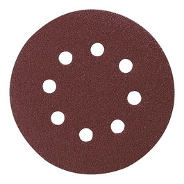 Makita P-43577 Disco de Lija para Lijadora Orbital, Grano K120, Diámetro 125mm, 10 Piezas