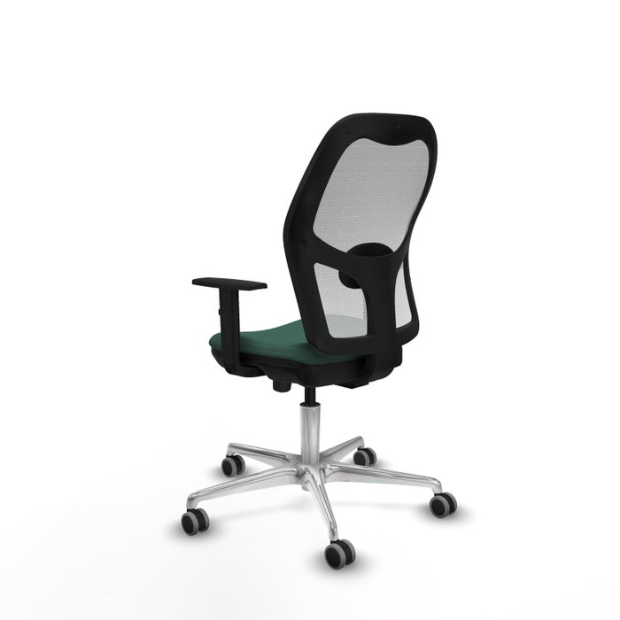 PIQUERAS Y CRESPO Silla de oficina Jorquera con mecanismo Sincro/Traslack, Verde botella y Blanco PIQUERAS Y CRESPO Silla de oficina Jorquera con mecanismo Sincro/Traslack, Verde botella y Blanco