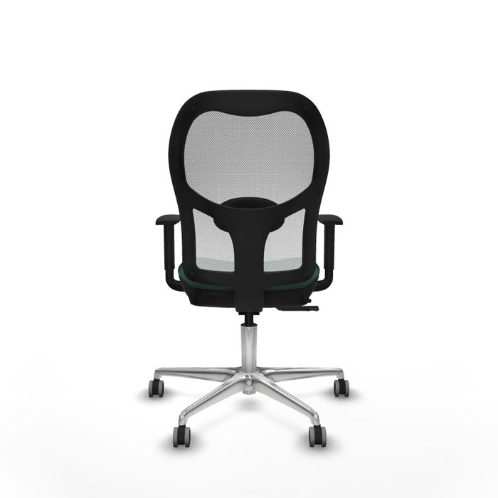 PIQUERAS Y CRESPO Silla de oficina Jorquera con mecanismo Sincro/Traslack, Verde botella y Blanco PIQUERAS Y CRESPO Silla de oficina Jorquera con mecanismo Sincro/Traslack, Verde botella y Blanco