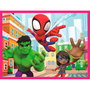 Clementoni 41198 - Puzle Cubos 12 Spidey and His Amazing Friends, Puzzle de 12 Cubos con Imágenes de Marvel, Edad +3 años