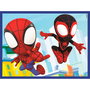 Clementoni 41198 - Puzle Cubos 12 Spidey and His Amazing Friends, Puzzle de 12 Cubos con Imágenes de Marvel, Edad +3 años