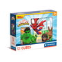 Clementoni 41198 - Puzle Cubos 12 Spidey and His Amazing Friends, Puzzle de 12 Cubos con Imágenes de Marvel, Edad +3 años