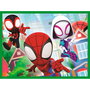Clementoni 41198 - Puzle Cubos 12 Spidey and His Amazing Friends, Puzzle de 12 Cubos con Imágenes de Marvel, Edad +3 años