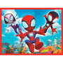 Clementoni 41198 - Puzle Cubos 12 Spidey and His Amazing Friends, Puzzle de 12 Cubos con Imágenes de Marvel, Edad +3 años