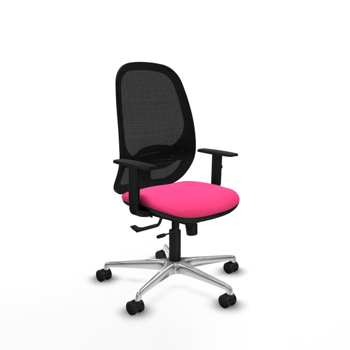 PIQUERAS Y CRESPO Silla de oficina Cilanco Rosa y Negro PIQUERAS Y CRESPO Silla de oficina Cilanco Rosa y Negro