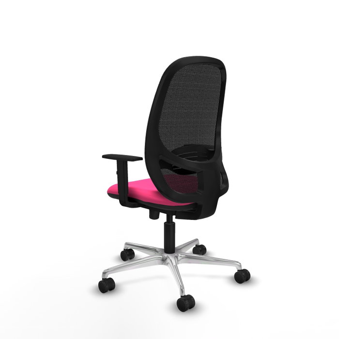 PIQUERAS Y CRESPO Silla de oficina Cilanco Rosa y Negro PIQUERAS Y CRESPO Silla de oficina Cilanco Rosa y Negro