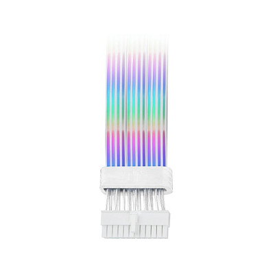 Thermaltake Mod ARGB Snow Cable 24Pin Blanco