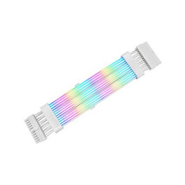Thermaltake Mod ARGB Snow Cable 24Pin Blanco