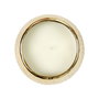 Home Deco Factory Vela Martilleada Dorada Lounge perfumada almizcle 9 cm