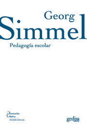Pedagogia Escolar, Georg Simmel - GEDISA EDITORIAL