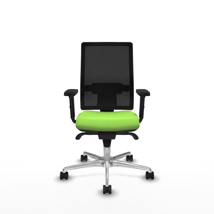 PIQUERAS Y CRESPO Silla de oficina Horna Pistacho/Negro con Mecanismo Sincro PIQUERAS Y CRESPO Silla de oficina Horna Pistacho/Negro con Mecanismo Sincro