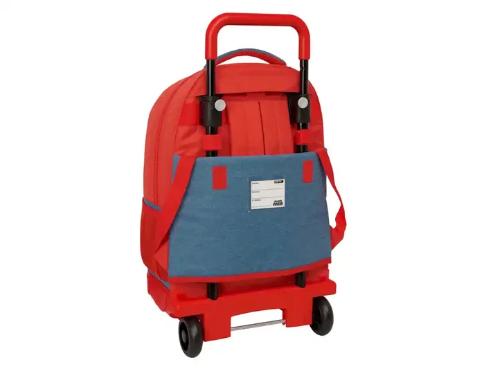 Safta Mochila con Ruedas Super Mario Compact Extraíble 33x45x22cm
