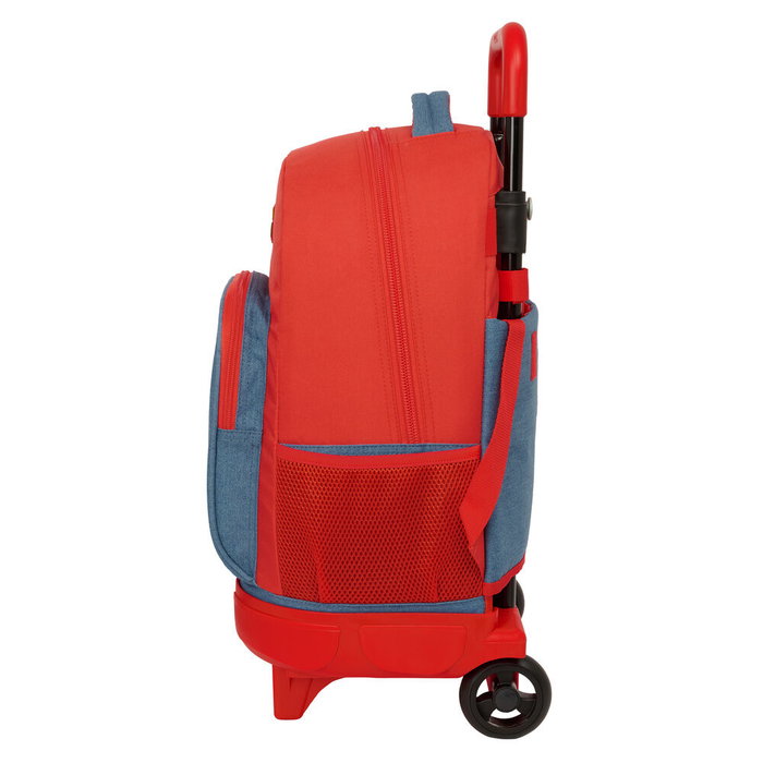 Safta Mochila con Ruedas Super Mario Compact Extraíble 33x45x22cm
