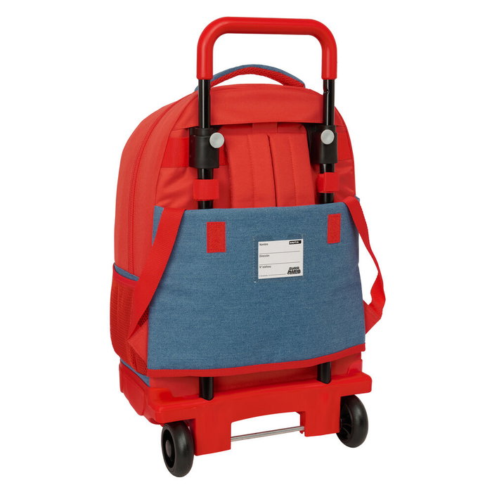 Safta Mochila con Ruedas Super Mario Compact Extraíble 33x45x22cm