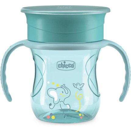 Chicco Vaso Perfect 360 Azul 200ml 12M+ Chicco Vaso Perfect 360 Azul 200ml 12M+