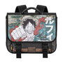 One Piece Mochila Cartable 2.0 Escolar con Solapa y Cierre Hebilla, Reflectantes, Marrón