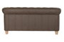 DKD Home Decor Sofá de Poliéster y Madera Marrón Oscuro