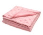 KioKids Manta para Bebés Rosa con Estrellas en Relieve