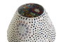 DKD Home Decor Lámpara de sobremesa de cristal Flores 18x18x23 cm