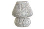 DKD Home Decor Lámpara de sobremesa de cristal Flores 18x18x23 cm