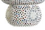 DKD Home Decor Lámpara de sobremesa de cristal Flores 18x18x23 cm