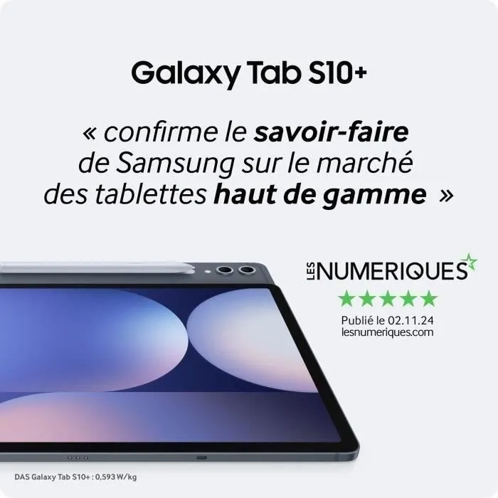 Samsung Galaxy Tab S10+ 12.4'' 12GB 512GB Gris con S Pen