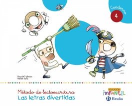 BRUÑO Letras Divertidas Cuaderno 4 (4 años)