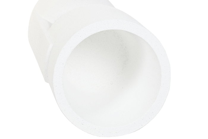 DKD Home Decor Macetero Magnesia Rugoso Blanco Roto 38x38x91 cm