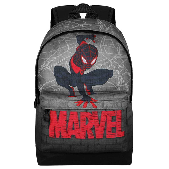 Marvel Spiderman Mochila HS FAN 2.2 Spin Gris Urbana Ripstop 24L