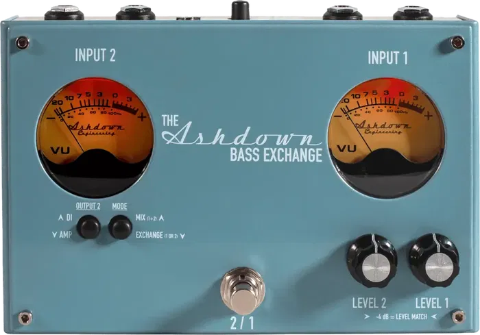 Ashdown Pedal Conmutador 2X Inputs/ 2X Outputs Bass Exchange Ashdown Pedal Conmutador 2X Inputs/ 2X Outputs Bass Exchange