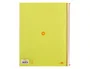 Antartik Cuaderno espiral Din A4 micro 80 hojas 90 gr rayado puntos tapa forrada banda 4 taladros amarillo